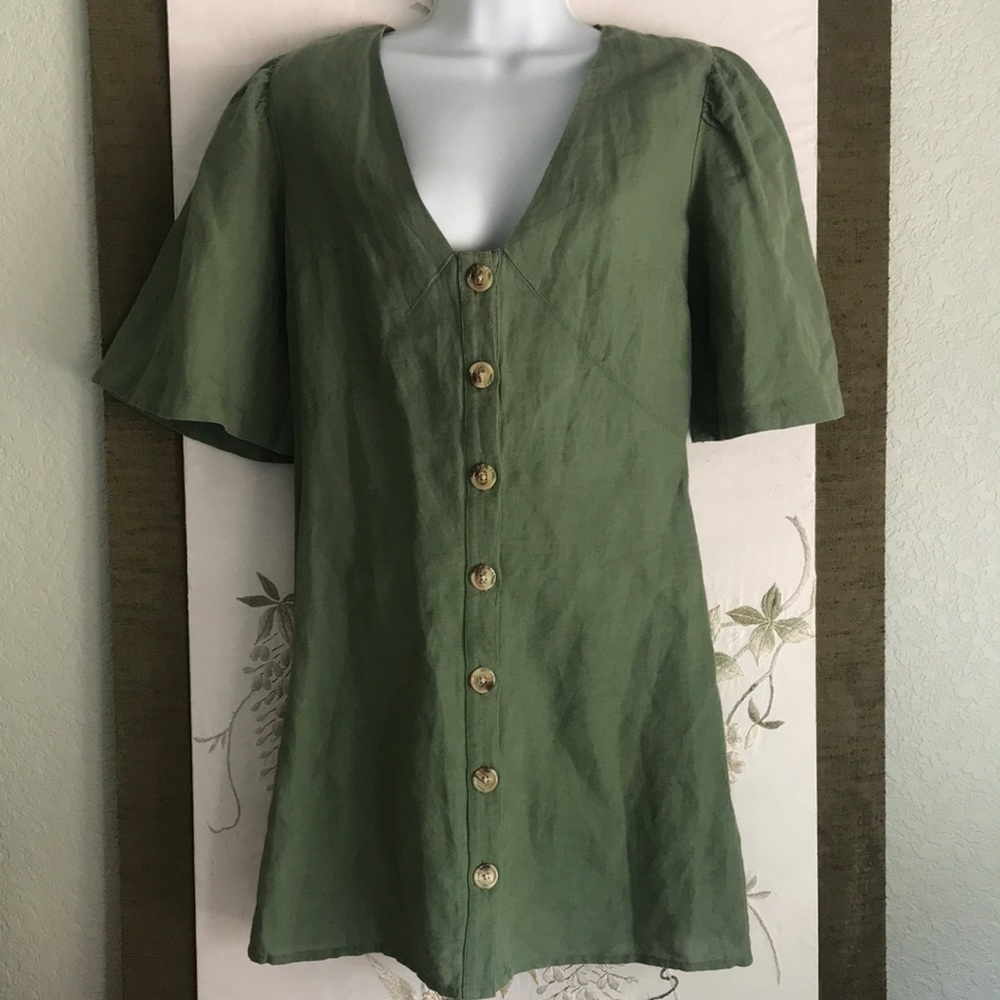 Linen TOPSHOP dress 4